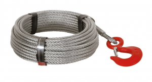 Lina stalowa do wyciągarki, Elastyczna, cynkowana zgodna z DIN 3059 PROLUX 13900 kg 30 m ( 714305 ) Ø 14 mm